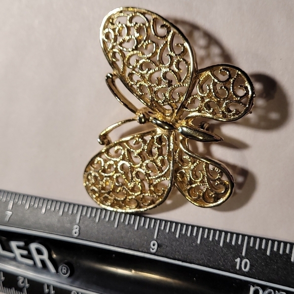 Stamped Butterfly 🦋 Brooch - Picture 8 of 8